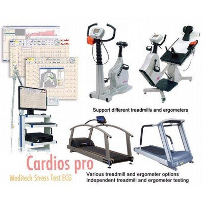 Meditech Cardios PRO Stress ECG Test System with-Use Treadmill or Bicycle